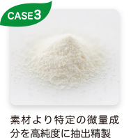 CASE3 素材より特定の微量成分を高純度に抽出精製